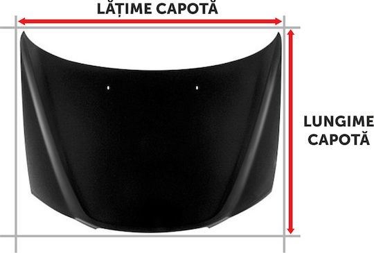 Autocolant Capotă "Artă Capotă" Rezistent la Exterior Mărime M 165 X 120cm Cod Avx-capota-023m