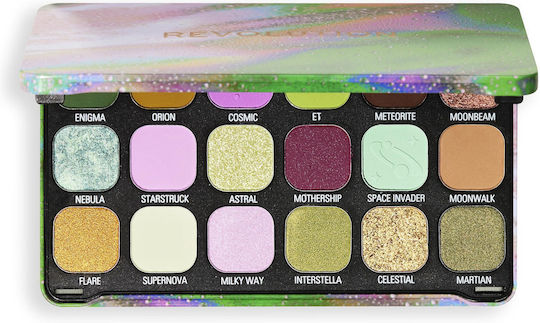 Revolution Beauty Forever Flawless Παλέτα με Σκιές Ματιών Matte σε Στερεή Μορφή Astro Nova 18gr