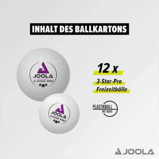 Μπαλάκια Ping Pong Joola Pro*** 40+ 12pcs