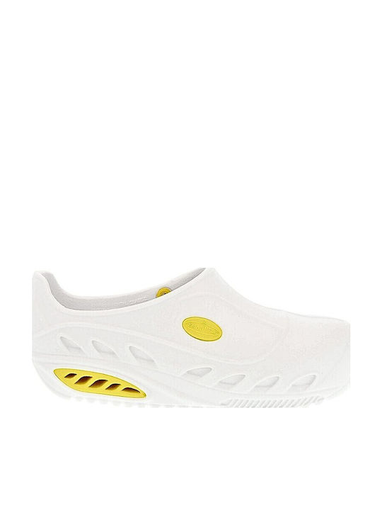 Emanuele Clogs White