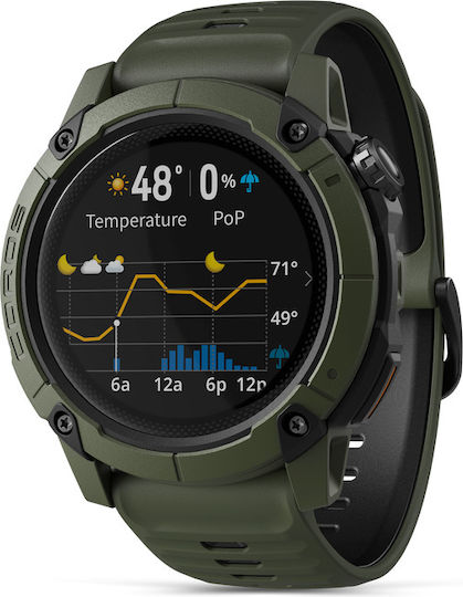 Coros Nomad 48mm Smartwatch με Παλμογράφο (Green)