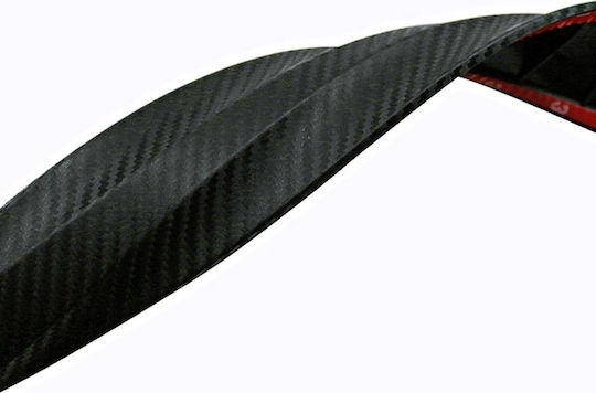 Set aus 2 schwarzen Schutzpolstern mit Carbon-Finish