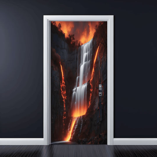 Printed Color Film Door Decoration Size 200 X 90cm Model Avx-dr19