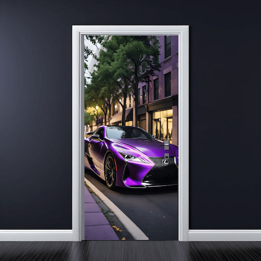 Printed Color Foil Door Decoration Size 200 X 90cm Model Avx-dr07