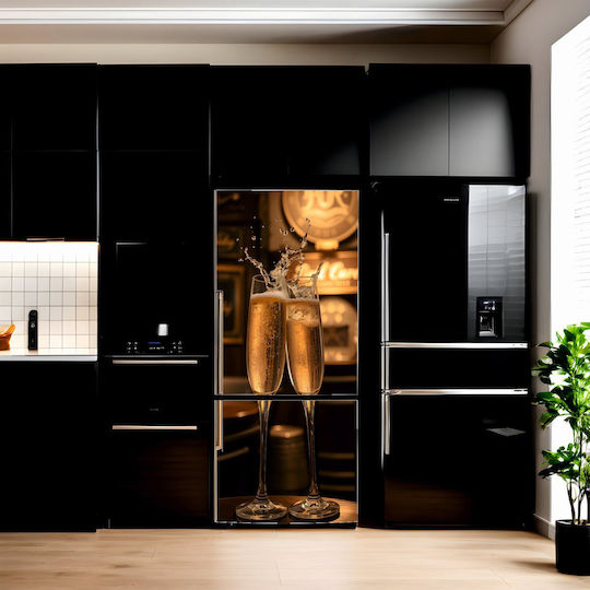 Decor Frigider din Folie Colorată Imprimată Dimensiune 200 X 90cm Model Avx-fr33