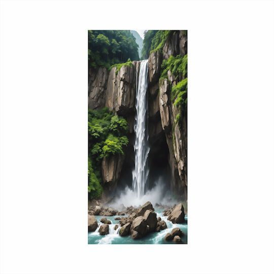 Decorațiune de Ușă cu Folie Imprimată Colorată Dimensiune 200 X 90cm Model Avx-dr21