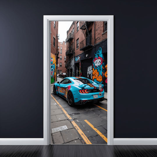 Printed Color Foil Door Decoration Size 200 X 90cm Model Avx-dr02