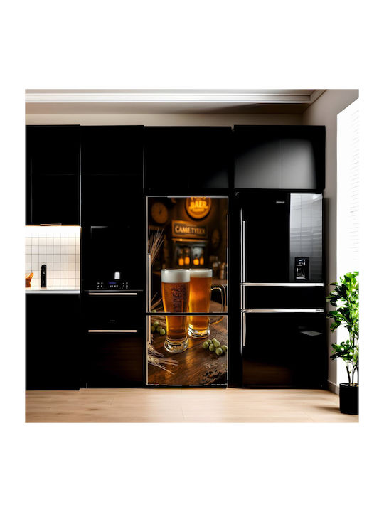Decor Frigider din Folie Colorată Imprimată Dimensiune 200 X 90cm Model Avx-fr34