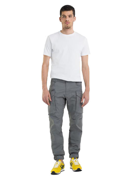 Trousers Cargo Elastic in Regular Fit Gray
