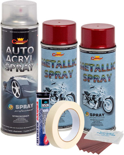 Alista Home για Ζάντες Αυτοκινήτου Κόκκινο 400ml