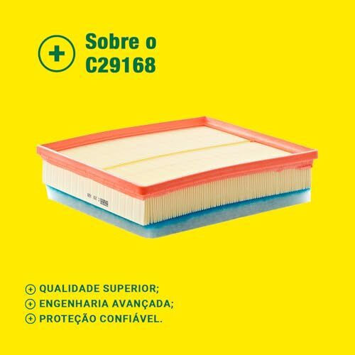 Filtru de Aer Mann-filter C 29 168 Pentru Mașini + Vans