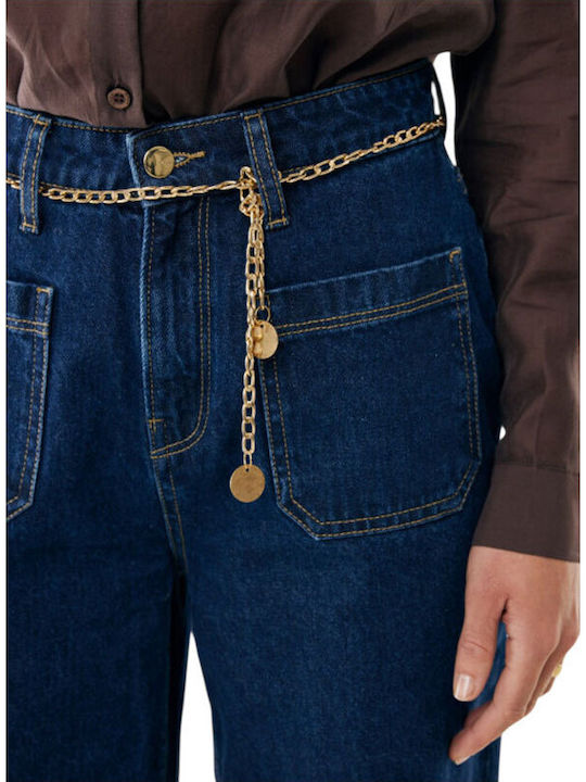 Women's Jean Trousers in Loose Fit Blue