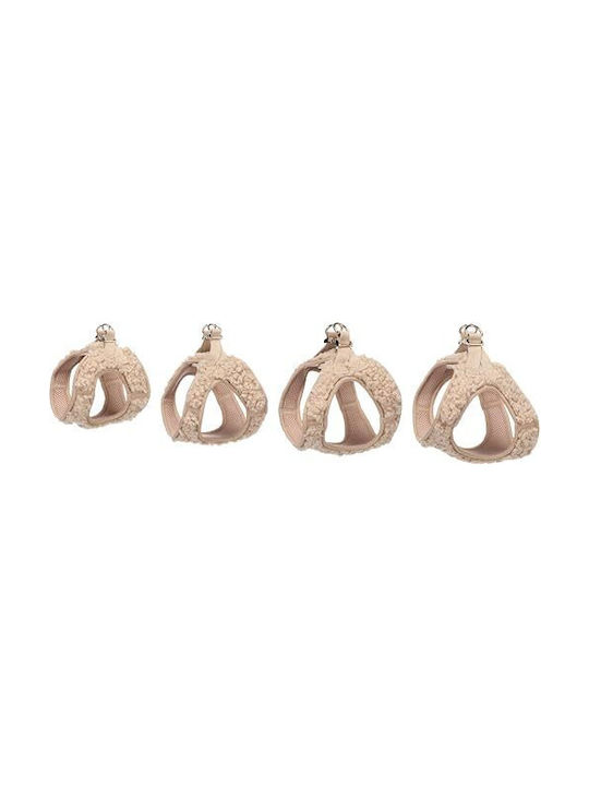 Flamingo Step&go Dog Harness Pookie – Beige – Size M A 30–35 Cm B 41–44 Cm 5 Mm – Soft Fleece Harness Velcro Closure Click Buckle Gold-colored Details Flamingo Step&go Dog Harness Pookie – Beige – Size M A 30–35 Cm B 41–44 Cm 5 Mm – Soft Fleece Harness Velcro Closure Click Buckle Gold-colored Details