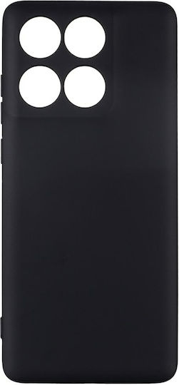 Beline Umschlag Rückseite Silikon Schwarz (Xperia 1 VII)