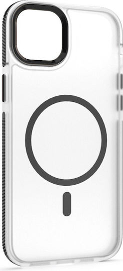 Etteri Icy Mag Back Cover Σιλικόνης / Πλαστικό Μαύρο (iPhone 15)