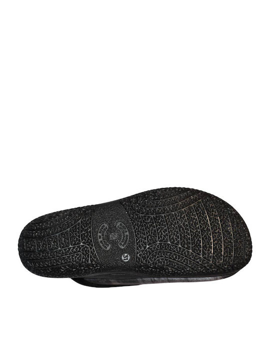 Kids Slippers Black Snoopy