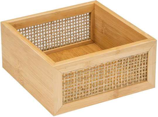 Wenko Bamboo Beige Organizer for Bathroom Boxes & Baskets