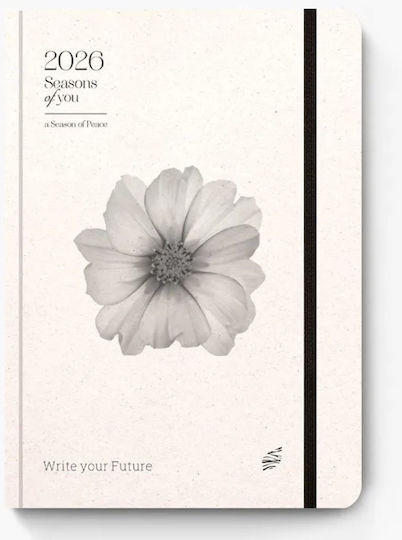 adBook Daily Diary Adbook 2026 14x21 Season You 3624 41 Soft Beige