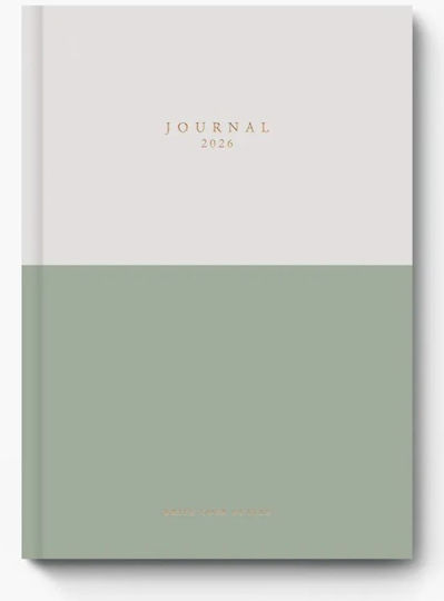 Adbook Tagesbuch Täglich 17x25 Journal 28 Salbeiblatt 2026