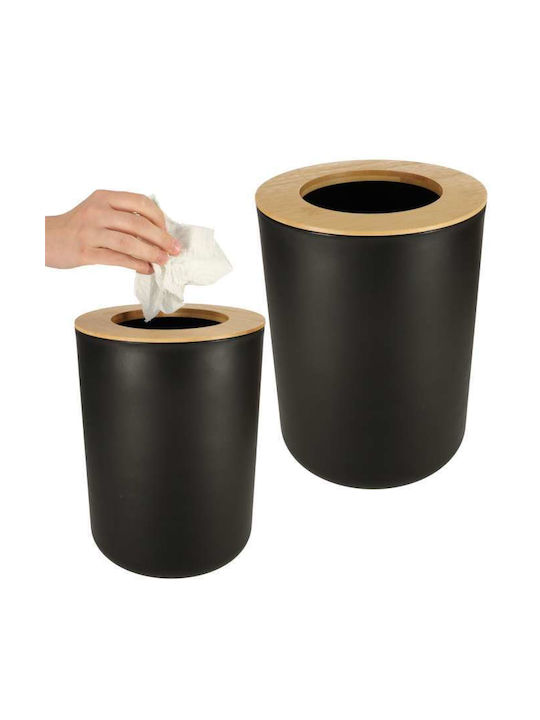 Alista Home Alista Home Bathroom Accessory Set Plastic Black 6 Pieces