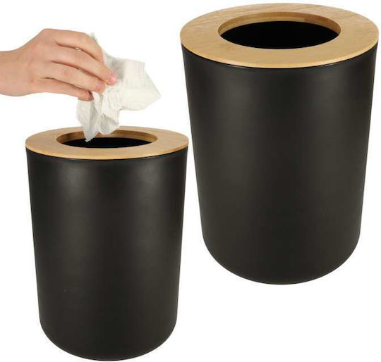 Alista Home Set Accesorii Pentru Baie Din Plastic Negru 6 Bucăți