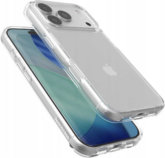 Spacecase Back Cover Plastic / Silicon 1mm Transparent Pentru iPhone 18 Pro / 17 Pro