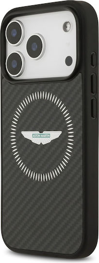 Case Aston Martin Hc Kevlar Counter Design Magsafe Iphone 17 Pro Black