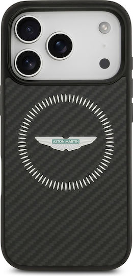 Case Aston Martin Hc Kevlar Counter Design Magsafe Iphone 17 Pro Black
