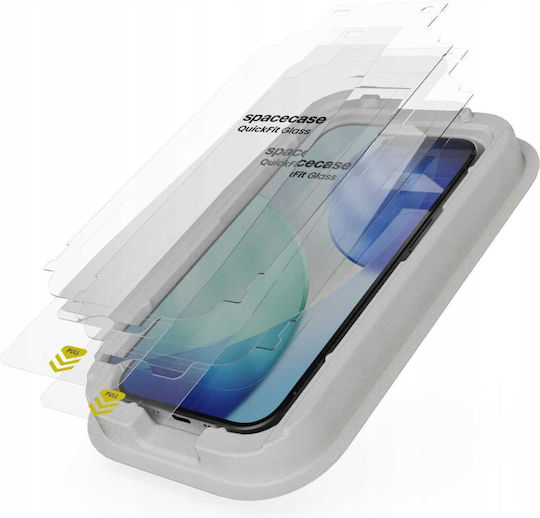 Tempered Glass Iphone Air Spacecase Quickfit Glass Αντιχαρακτικό Γυαλί Προστασίας Οθόνης Απλικατέρ Quickfit 2 Τεμάχια Clear 5905719131777 5905719131777