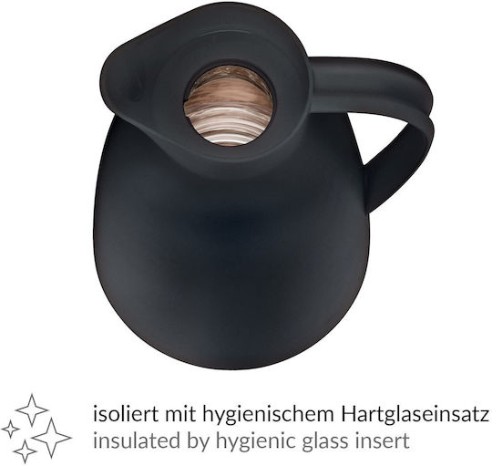 Alfi Krug Thermosflasche Rostfreier Stahl 1lt Schwarz