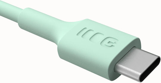 Green Cell USB 2.0 Cable USB-C male - USB-C 100W Green 1.2m