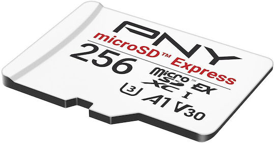 PNY microSDXC 256GB U3 V30 A1 UHS-I 890MB/s με αντάπτορα