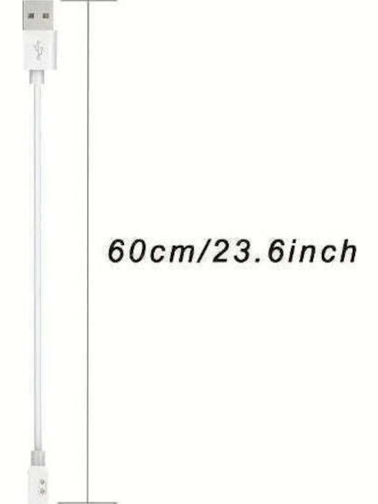 Usb Magnetic Charging Cable Φορτιστής για Redmi Watch 3 active, 4, 5 Lite, mi Band 8, 8Pro, 8 Active, 9, 9Pro, 9NFC Μαύρος