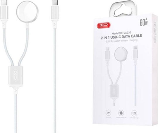 Xo Wireless 2in1 Apple Watch + Type-c Cx030 Schwarzes