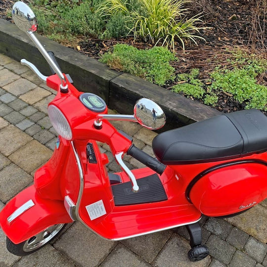 Παιδική Vespa Licensed Ηλεκτροκίνητη 12 Volt Κόκκινη για 3+ ετών