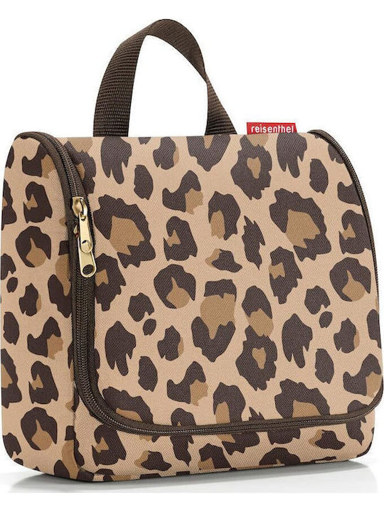 Reisenthel Toiletbag Leo Macchiato Practical Toiletry Bag Hook Water-Repellent Material