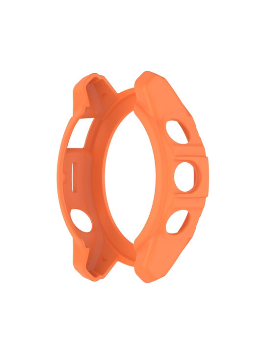 Silicone Case in Orange color for Garmin Epix Pro, Epix Pro Gen 2, Fenix 7, 7 Pro