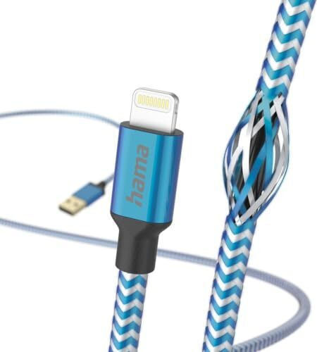 HAMA Cablu USB-A La Lightning Albastru 1.5m 00201553