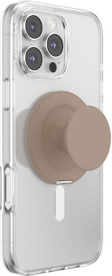 Popsockets Kick-out Grip Magsafe Phone Holder Built-in Stand Adjustable Stand Portrait Landscape Compatible Wireless Charging Latte