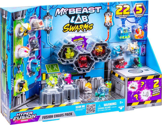 Moose Toys Миниатюрна играчка Mr Beast Lab Swarms за 5+ години Години 2.5см.