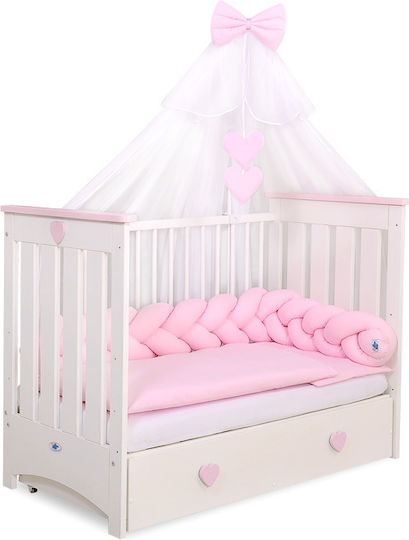 My Sweet Baby Bettumrandungen Geflochten Innerhalb Pink