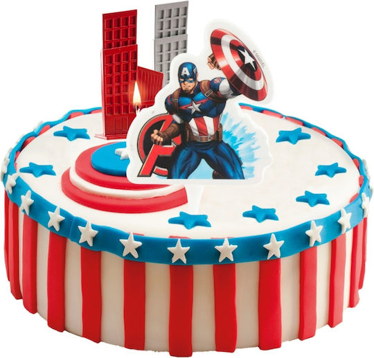 Lumânare Aniversară Captain America Dekora