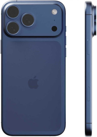 Spacecase Quickfit Протектор за камера Закалено стъкло Blue за iPhone 17 Pro, iPhone 17 Pro Max