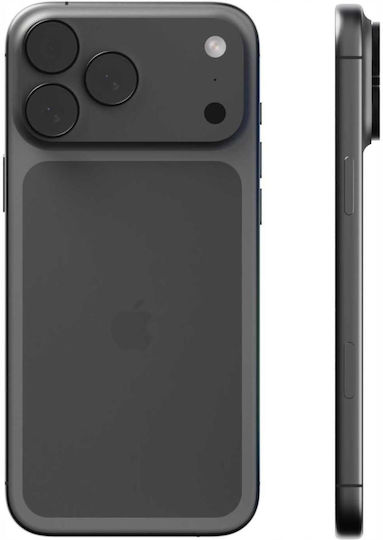 Spacecase Quickfit Προστασία Κάμερας Tempered Glass Μαύρο για το iPhone 17 Pro, iPhone 17 Pro Max
