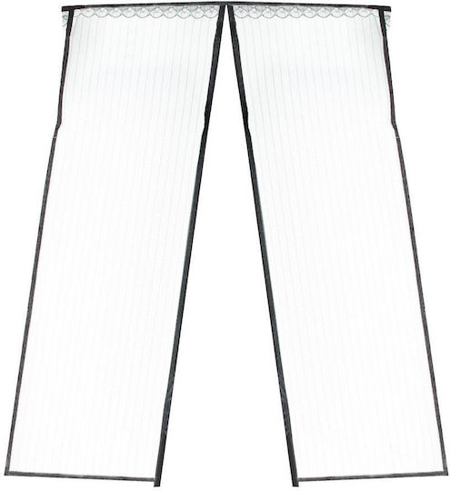 Alista Home Plasă De Țânțari Pentru Ușă Cu Închidere Magnetică Neagră 230x160cm