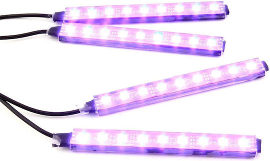 Lumini LED RGB pentru sub mașină, interior și exterior, Bluetooth 12cm Zd65b