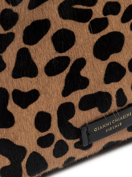 Leder Damentasche Schultertasche Schwarz