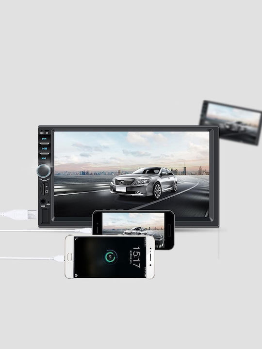 Alista Home Auto-Audiosystem 2DIN (Bluetooth/USB/AUX)