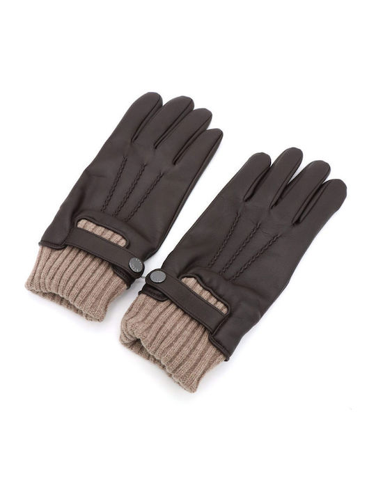Men's Leather Gloves Brown