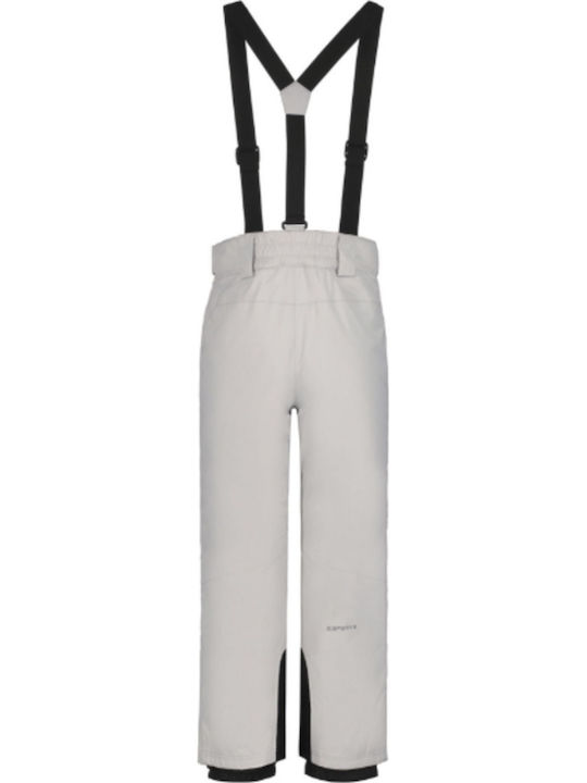 Icepeak 651006564-220 Kids Trousers for Ski & Snowboard Gray